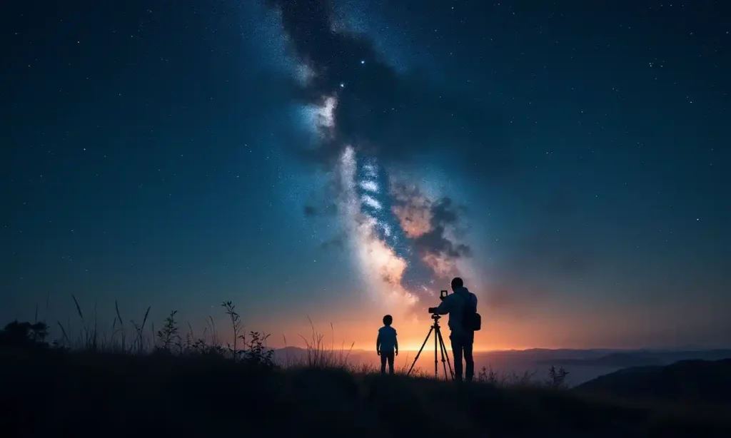 Rho Ophiuchi: photographier une silhouette sous les étoiles